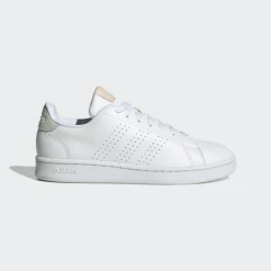 Zapatillas Adidas Advantage Blanco Verde Mujer