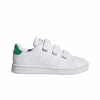 Zapatillas Adidas Advantage CF C Blanco Verde Niños