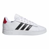 Zapatillas Adidas Grand Court Alpha Blanco Negro Rojo Hombre
