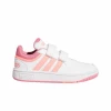 Zapatillas Adidas Hoops 3.0 CF C Blanco Rosa Niños