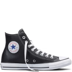 Zapatillas Converse Chuck Taylor Hi Piel Negro Unisex