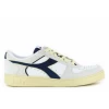 Zapatillas Diadora Magic BSKT Low Suede Blanco Marino Hombre