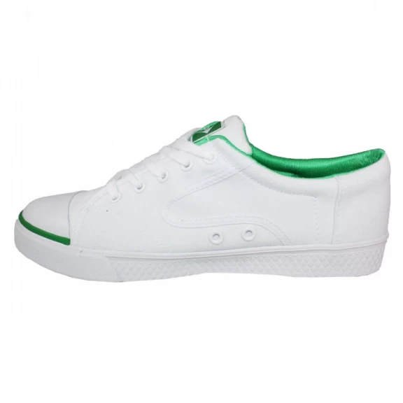 Zapatillas Dunlop Flash Blanco Verde Unisex - Imagen 2