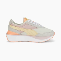 Zapatillas Puma Cruise Rider Silk Road Blanco Amarillo Mujer