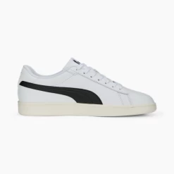 Zapatillas Puma Smash 3.0 L Blanco Negro Hombre