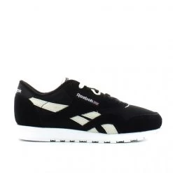 Reebok Classic Zapatillas Reebok Cl Nylon Fbt Negro Blanco Mujer