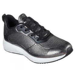 Zapatillas Skechers BOBS Sport Squad Metalizada Mujer