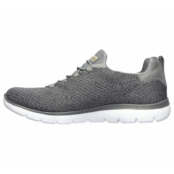Zapatillas Skechers Summits Bright Brezel Gris Mujer - Imagen 2
