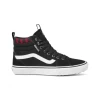 Zapatillas Vans Filmore HI Negro Blanco Rojo Hombre
