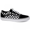 Zapatillas Vans Ward Negro Blanco Cuadros Hombre